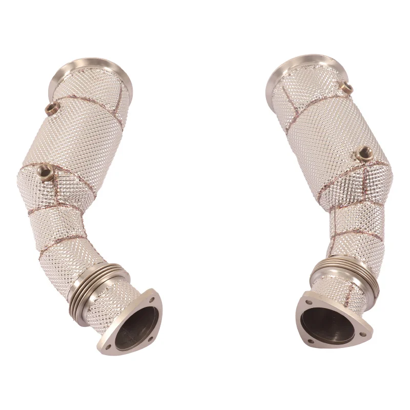 2019 for  DBS  5.21 Y.12 High-Performance Stainless Steel 1.5mm Mirror Polished 4-Inlet Universal Exhaust Downpipe