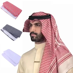 Costumi musulmani foulard quadrato maschile islamico tradizionale uomo Hijab preghiera fascia