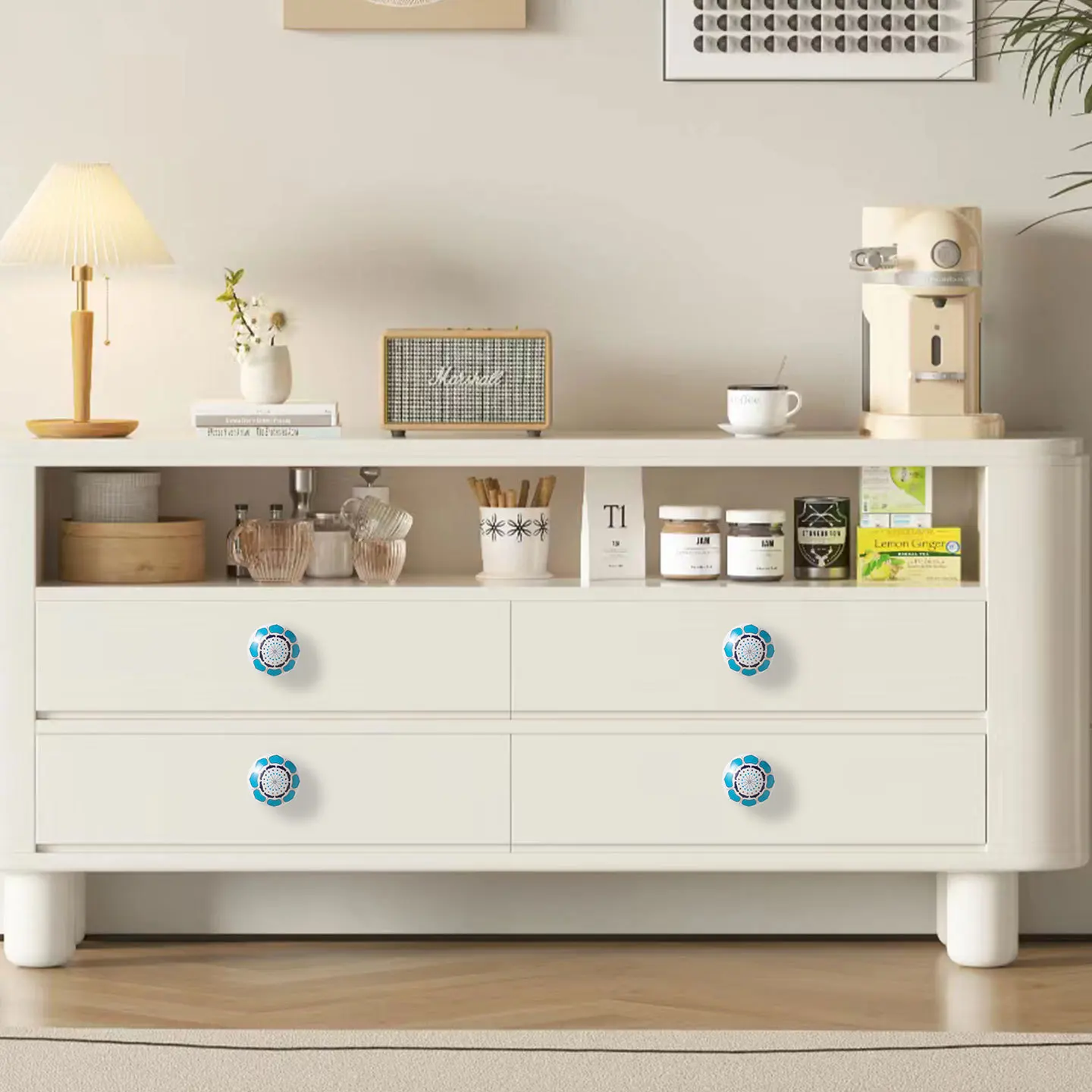 Neue Cartoon Keramik Schrank Griffe Schublade Tür Knöpfe Bambus Panda Geformt Zimmer Kleiderschrank Schrank Zieht Kinderzimmer Knopf Diy