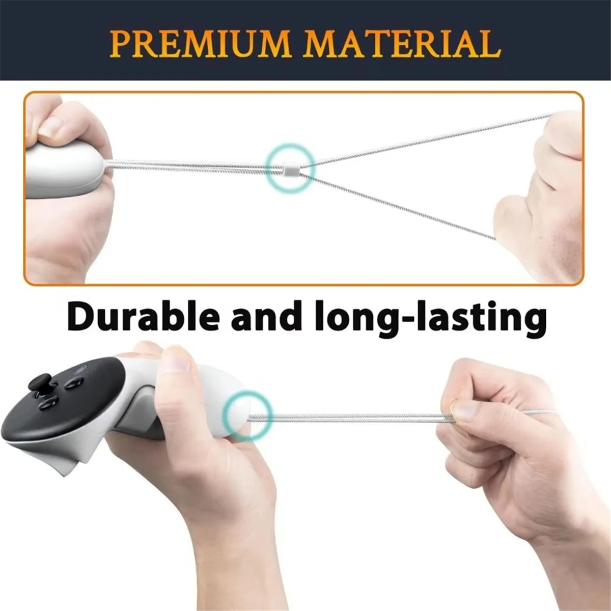 A45U For 3 VR Headset Controller Wrist Strap Controller Strap Tie Left and Right Replacement Parts