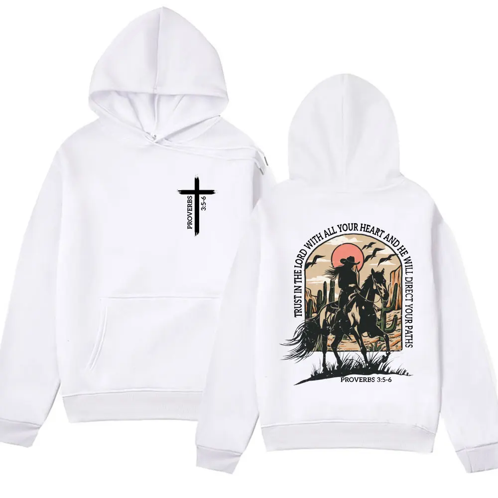 

Funny Boho Western Christian Hoodie Mens Clothes Fashion Aesthetic Bible Verse New in Sweatshirts Oversized Streetwear Pullover