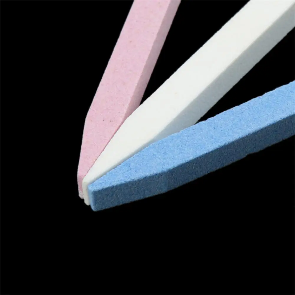 3Pcs Nail File Easy to Use Lightweight Stone Nail Art Sanding File Kit Nail Buffer Polishing File for Female