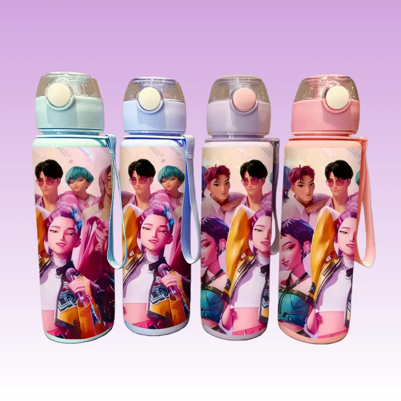 

Чашка для воды с 3D-печатью, портативная пластиковая бутылка для воды на день рождения, 700 мл, детская чашка с героями мультфильмов, материал премиум-класса, устойчивый к выцветанию