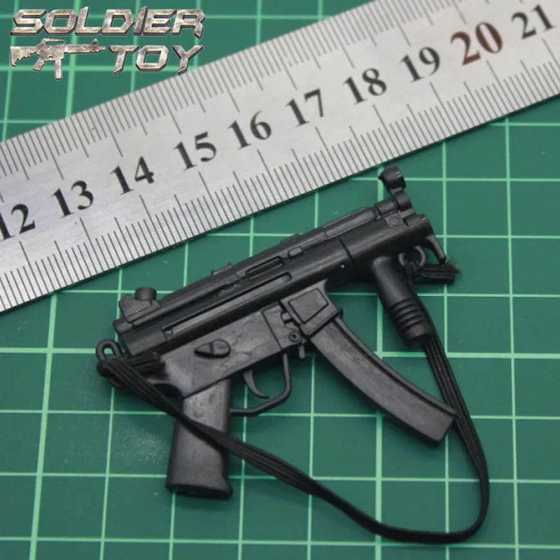 Accessori per action figure Modello in scala 1/6 Bambola da 12 pollici Accessori per soldati 1/6 Da 1 a 6 Micro-punch MP5 MP5K Modello di pistola nera