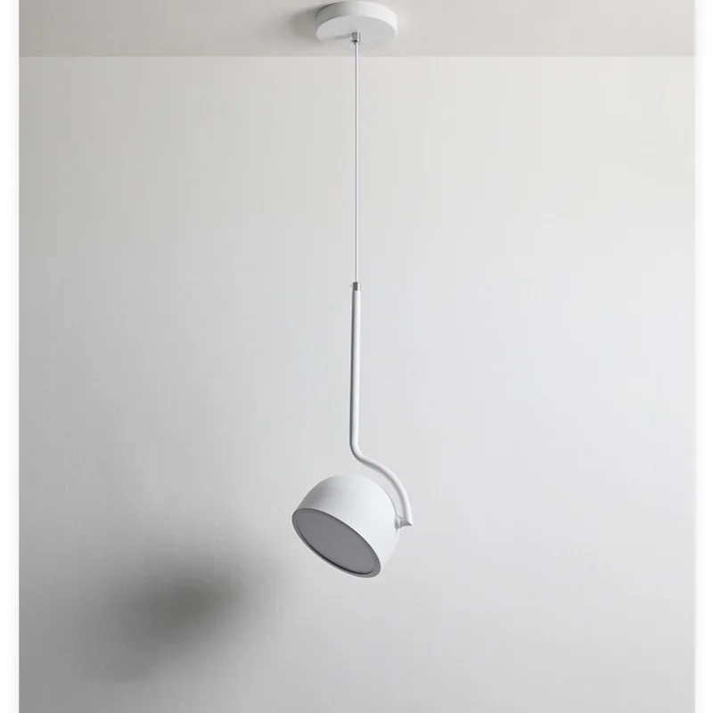 Iluminação LED pendente para sala de estar, lâmpadas interiores minimalistas, preto e branco, estudo, sala de jantar, quarto, cabeceira, bar, loft, original, novo