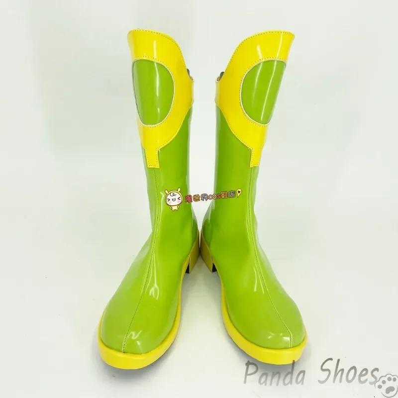 Cardcaptor Sakura Kinomoto Sakura Cosplay Shoes Sakura Cos Frog Green Boots Anime Cosplay Costume Prop Shoes for Con Halloween