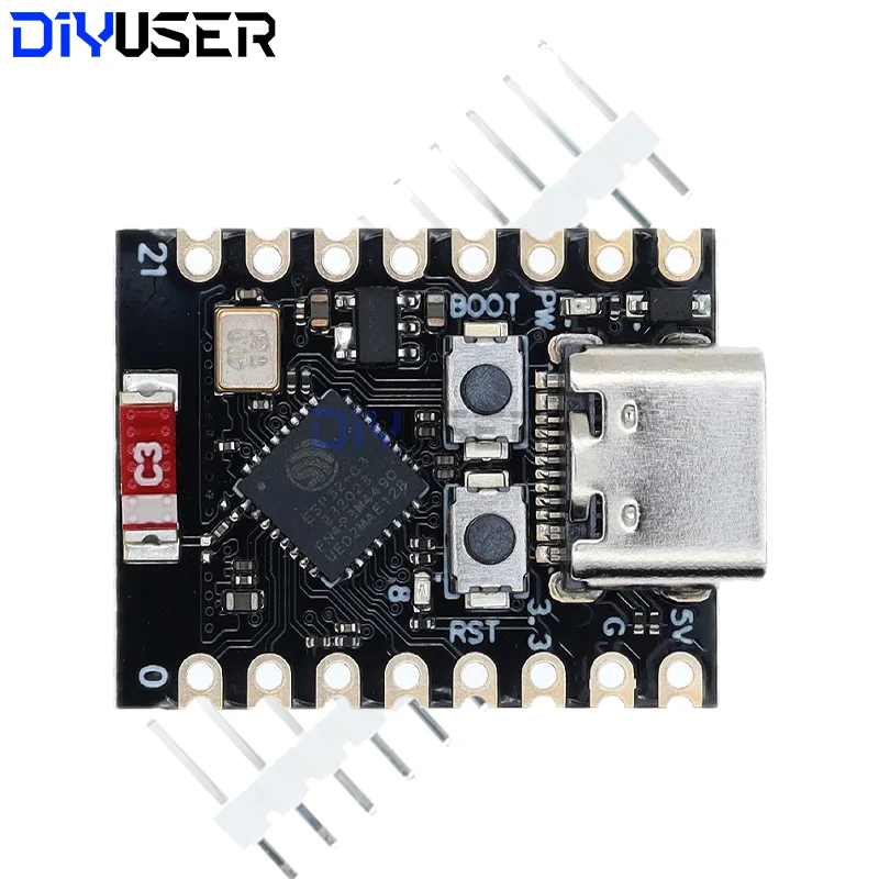 슈퍼 미니 와이파이 블루투스 개발 보드, ESP32 C3 슈퍼 미니 