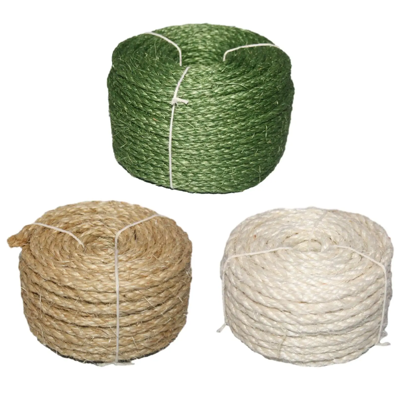 Cat Scratching Post Durable Furniture Protector Twisted Sisal Rope 6mmx20M