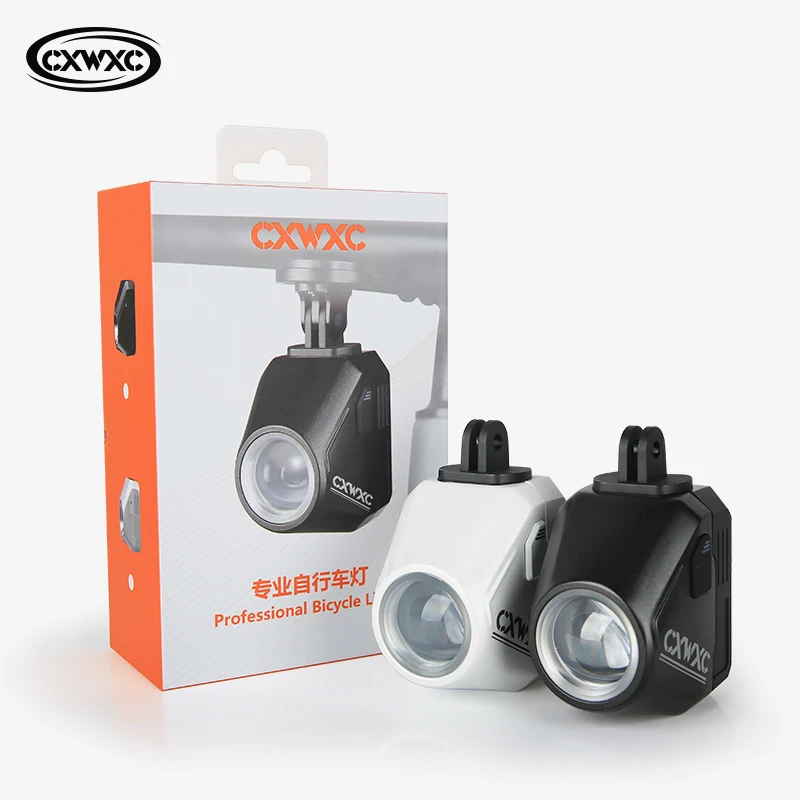 CXWXC Bicycle Front Light 4000mAh Bike Light 1600Lumen IP66 Waterproof USB Charging MTB Road Cycling Headlight Accessories