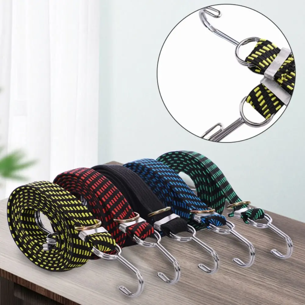 Fashion Elastics Rubber Luggage Rope Black Red Yellow 3M*3CM Luggage Roof Rack Fixed Band Travel