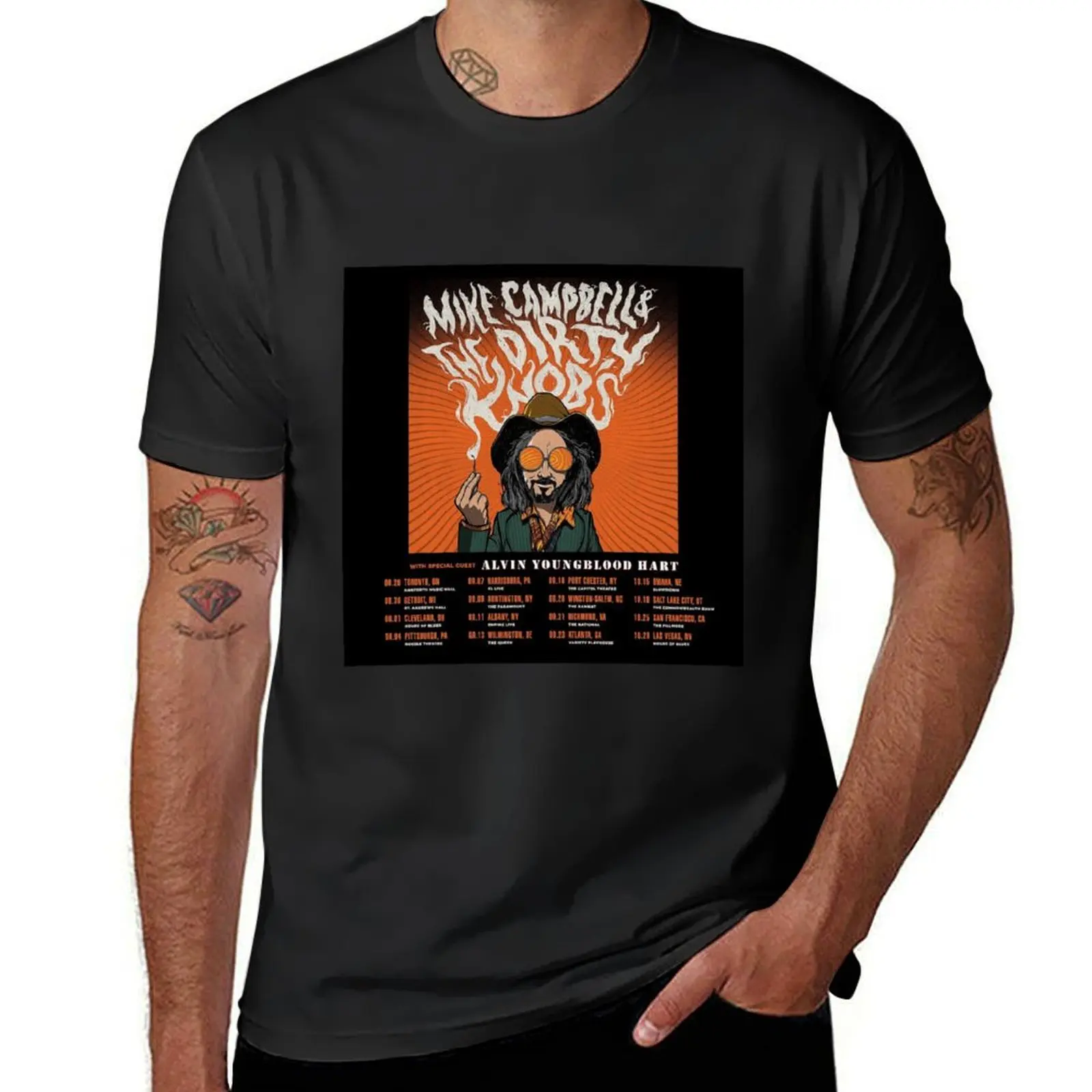 The Dirty Knobs Tour 2022 T-Shirt customs anime clothes new edition mens clothing