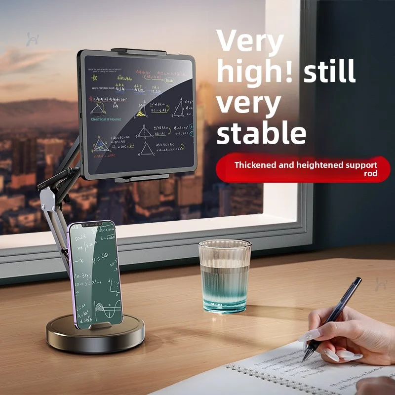 

Desktop phone holder, lazy stand for tablets, rotatable and foldable phone stand, portable and rotatable