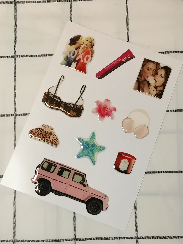 

Sweet Decorative for Phone Case DIY Expoy Stickers Decoration