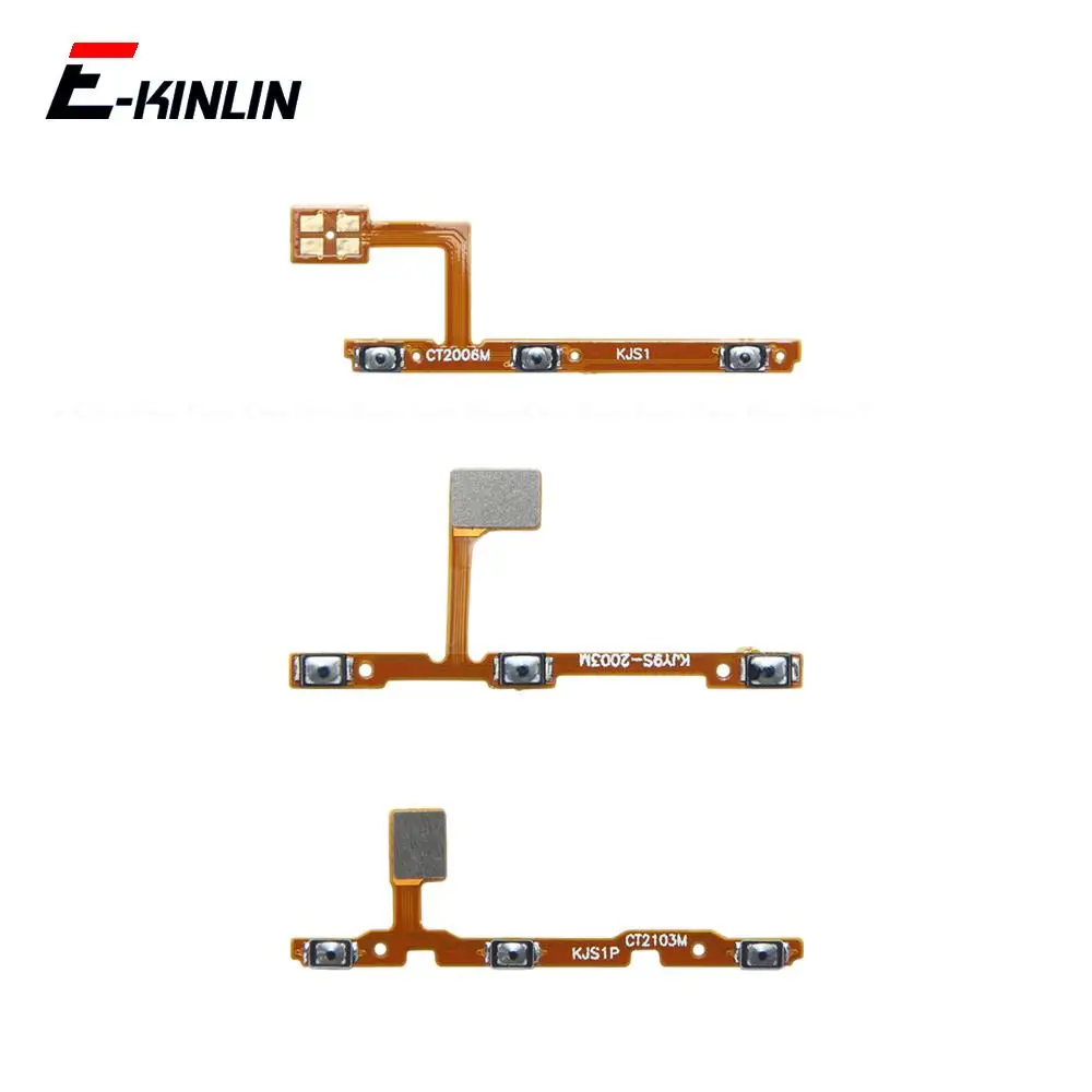 Switch Power ON OFF Key Mute Silent Volume Button Flex Cable For Vivo S1 S5 S6 S7 S7e S9 S10e S12 S15 Pro 5G S15e Repair Parts