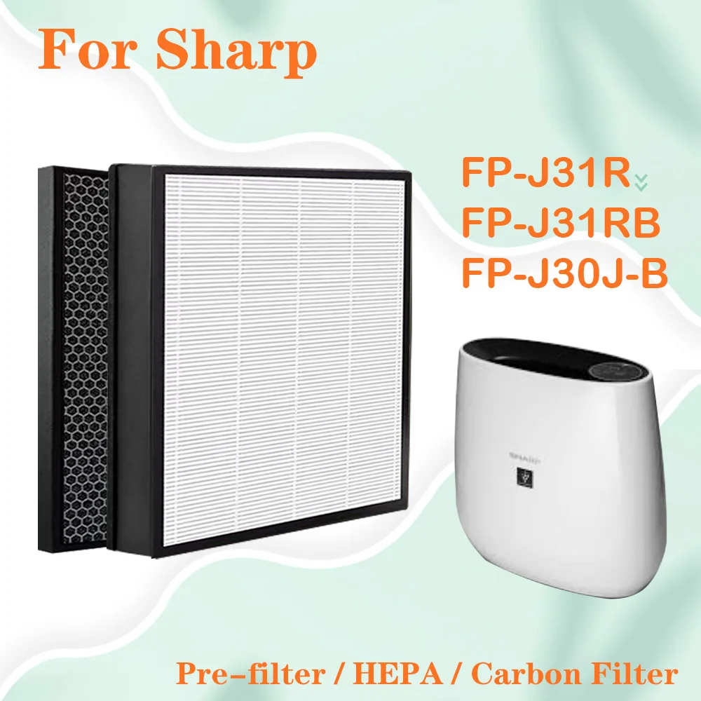 

FZ-F30HFE FZ-F30DFE HEPA Carbon Filter For Sharp air purifier FP-J31R FP-J31RB FP-J30J-B FP-J30J