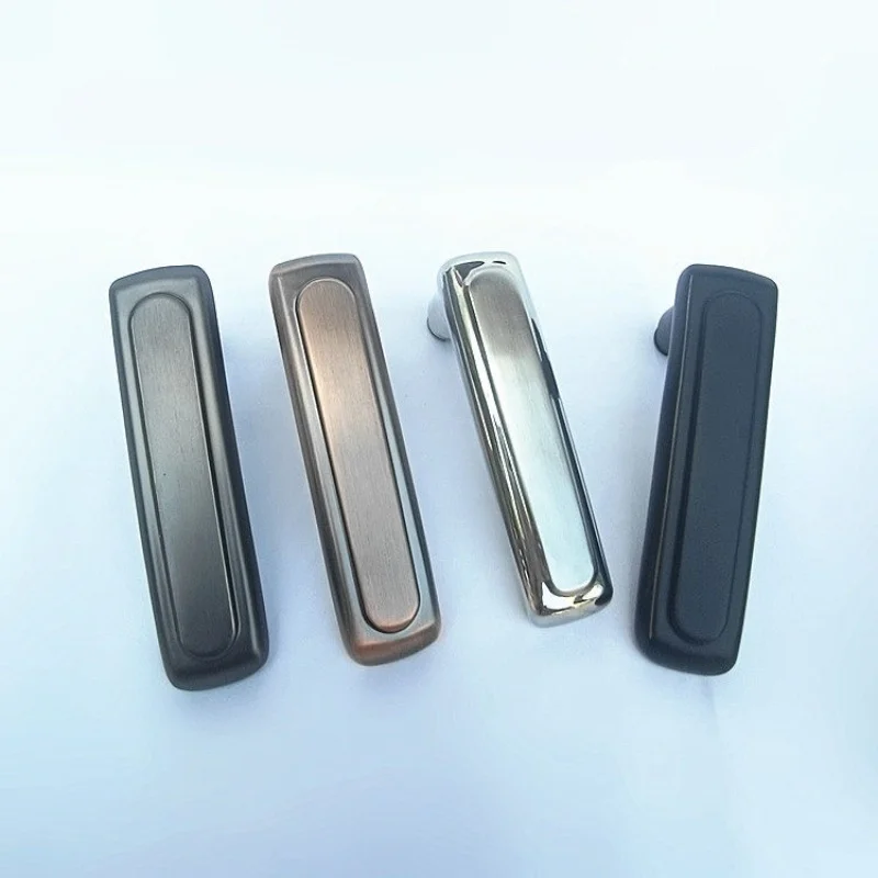 

Stainless Steel Red-Gray Multifunction Handle Door Lock Accessory Raised Groove Handle Movable Version Up-Down Press Handle