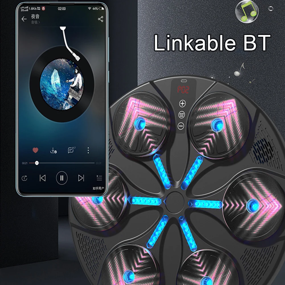 LED Smart Music Boxing Machine Electronic Bluetooth Boxing Sandbag Wall Target Boxing Training Equipment Boxing Training At Home