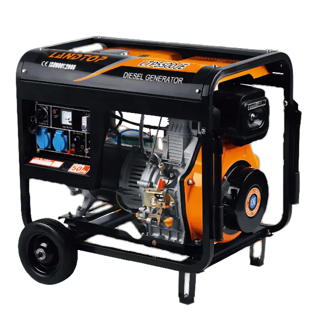 

Portable Diesel Generator Low Price Open Type Silent Feature Low Fuel Consumption 5KW/6KW/7KW/8KW/10KW/12KW 60HZ Three