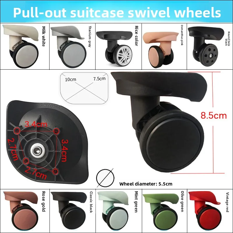 Classic Black Luggage Roller Bag Travel Suitcase Universal Wheels Hsw8170 015 Xz8 Gruell CY601 Wheel PSA06 Pull Rod Box