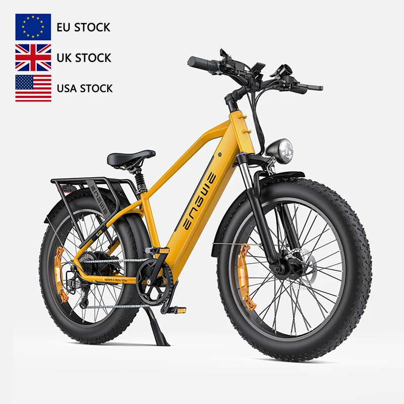 ENGWE E26-EU Male version Oil brake fat snow tires  250w 140KM on the market new Electric mountain bike 26*4.0 inch 48v16ah