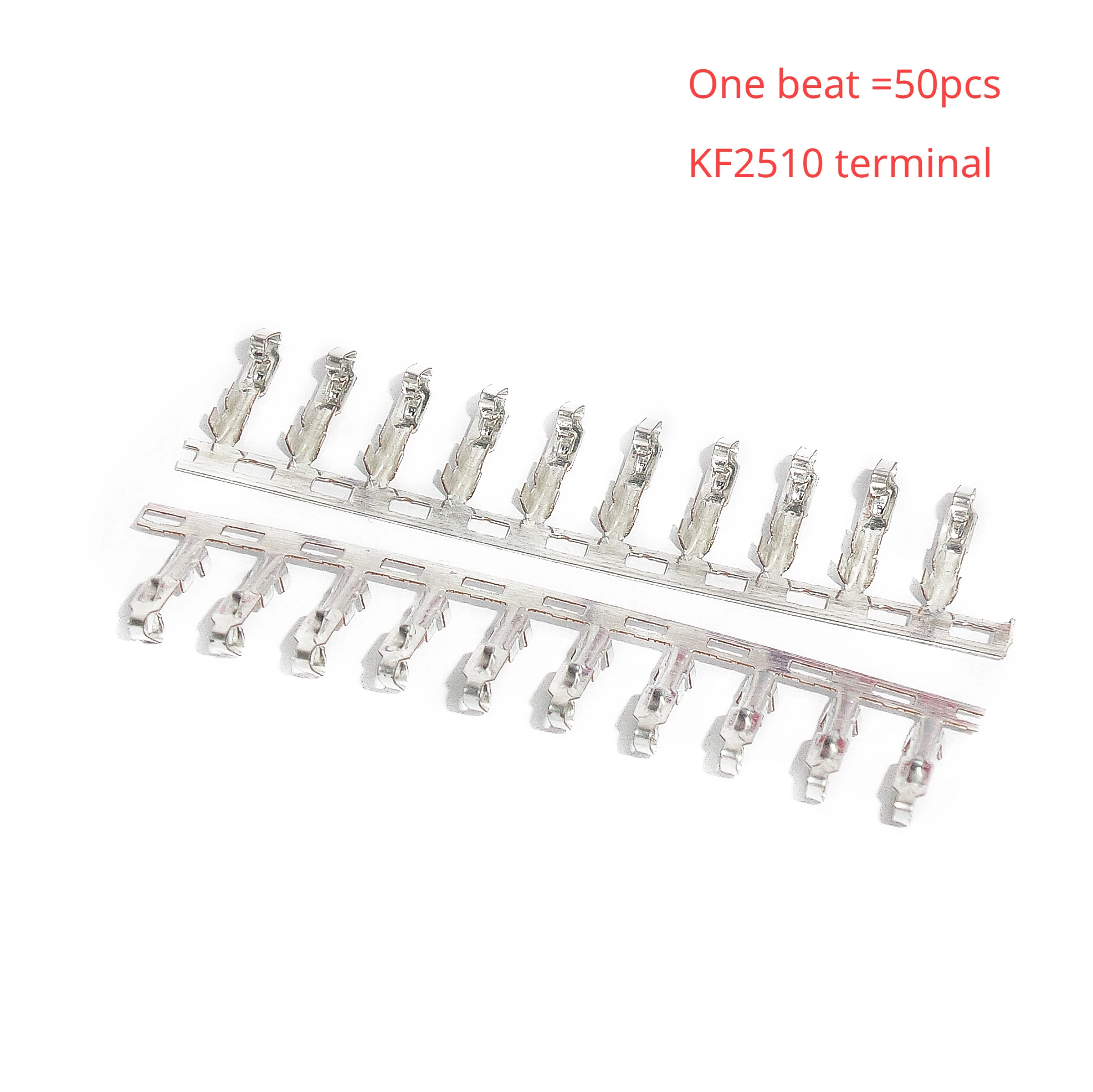 50pcs KF2510 terminal Cord-end terminal Spacing 2.54mm Crimping/wiring terminal electronic