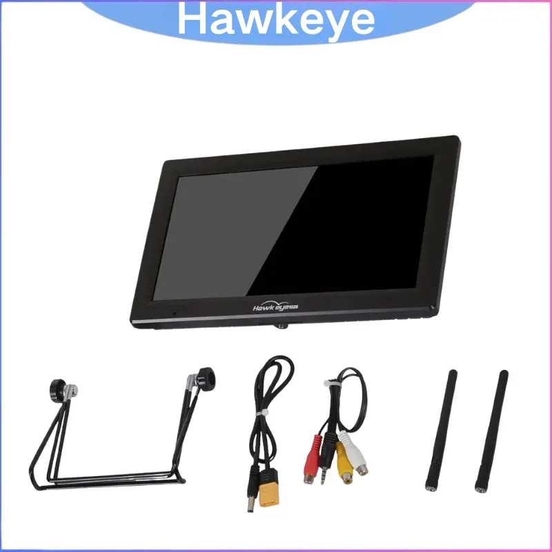 

Hawkeye Captain X 10.2 Inch FPV Monitor 1000Lux 5.8G Dual Receiver HDMI DVR Tracking Mode for RC Drone