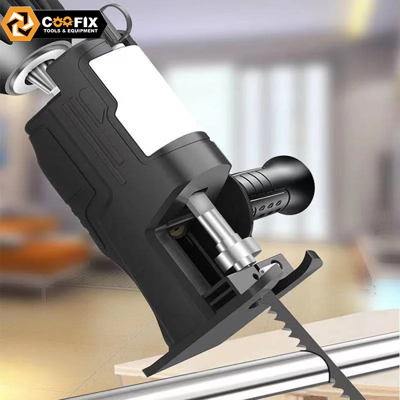 Coofix Portable Reciprocating Saw Adapter Electric Drill Modified  Power Tool Wood  Cutter  Machine Attachment