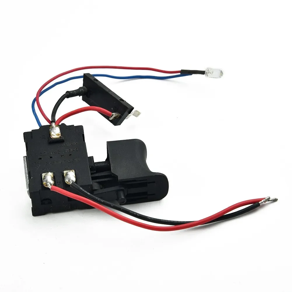 Interruttore di velocità dell'interruttore di perforazione parte nera officina di plastica + metallo 7.2V-24V assemblaggio attrezzatura antipolvere di alta qualità