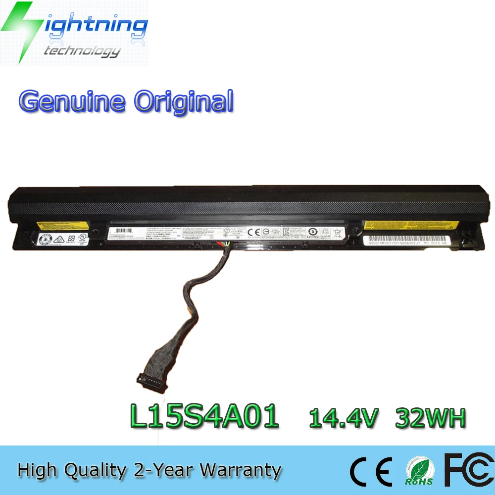 Brandnew Genuíno Original L15s4a01 14.4v 32wh Bateria do Portátil para Lenovo Ideapad 30014isk 300-14ibr L15l4a01 4inr19 66 5b10h703