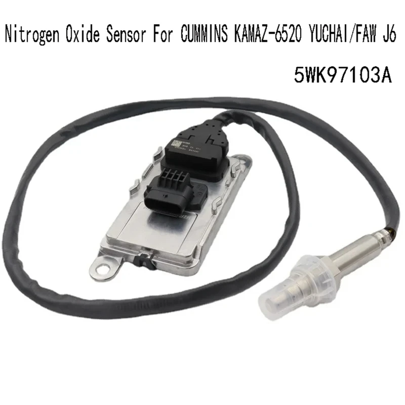 5WK97103A 24V Nitrogen Oxide Nox Sensor Replacement For CUMMINS KAMAZ-6520 YUCHAI/FAW J6