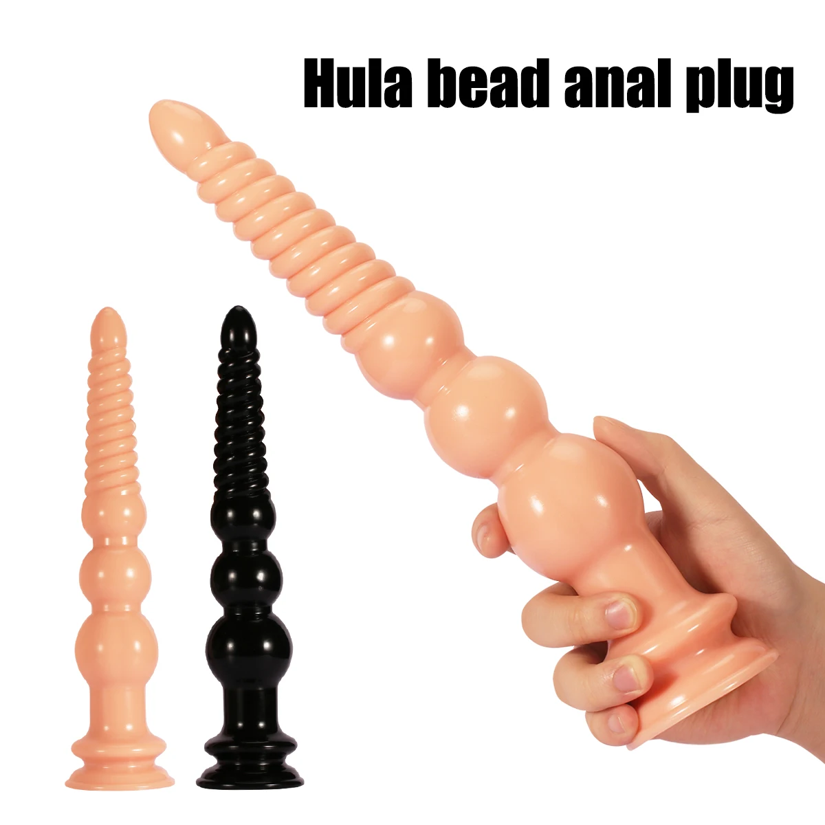 Huge Anal Plug Anal Bead Adult Sex Toys Soft Penis with Strong Suction Cup Female Masturbation Tool Butt Plug Prostate orgasm view 3