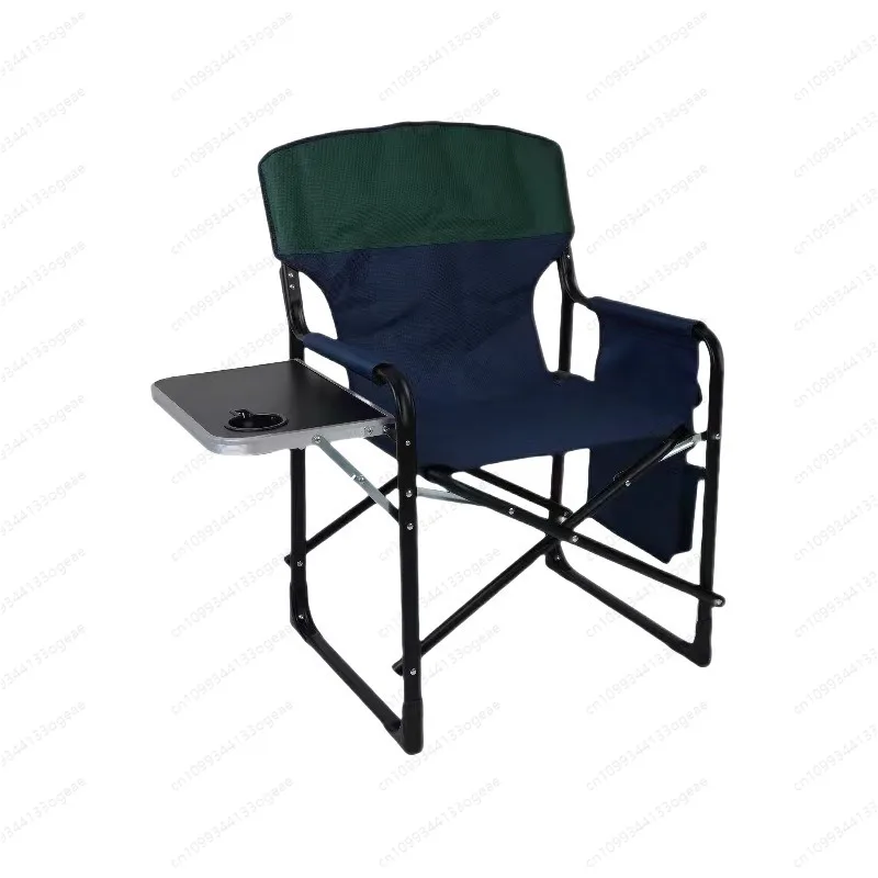Wytrzymała, nowoczesna, lekka, aluminiowa krzesło reżyserskie Oxford, z możliwością personalizacji, bardzo duże, przenośne, składane, do użytku na zewnątrz.