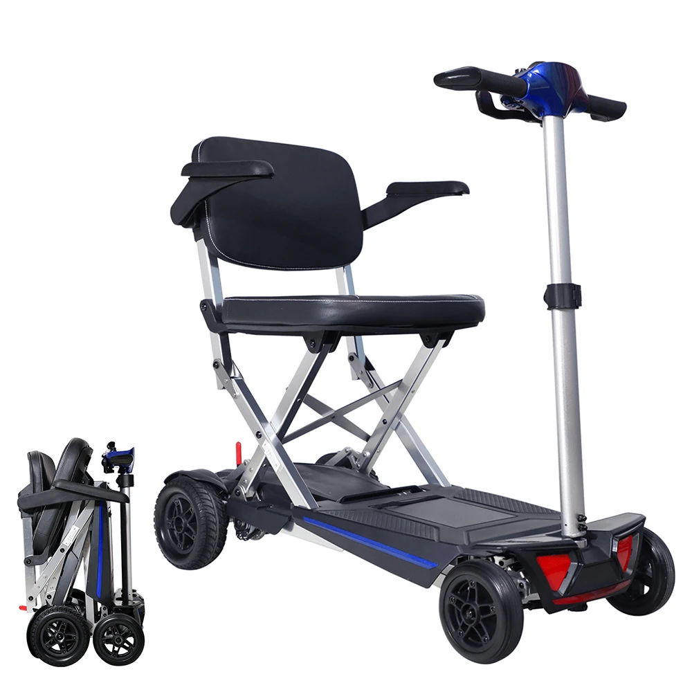 

MOBIFREE Powered Lightweight Manual Folding Mobility Scooter M2020 for Adults and Seniors.