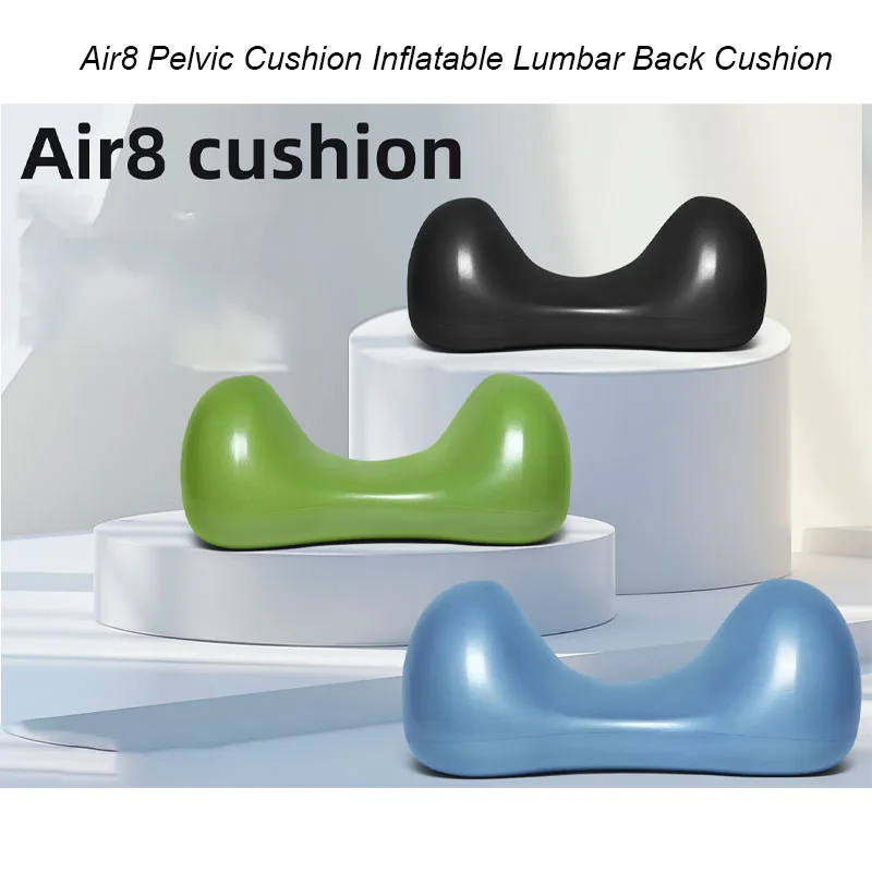

Air8 Pelvic Cushion: Inflatable Lumbar/Back Support, Tailbone Decompression, Pelvic Correction Sit Well Savior for Sedentary