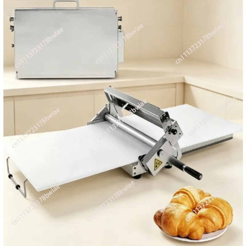 Household Desktop Manual Pastry Machine, Hand Crank Foldable Croissant & Tart Shell Maker, DIY Dough Press Tool