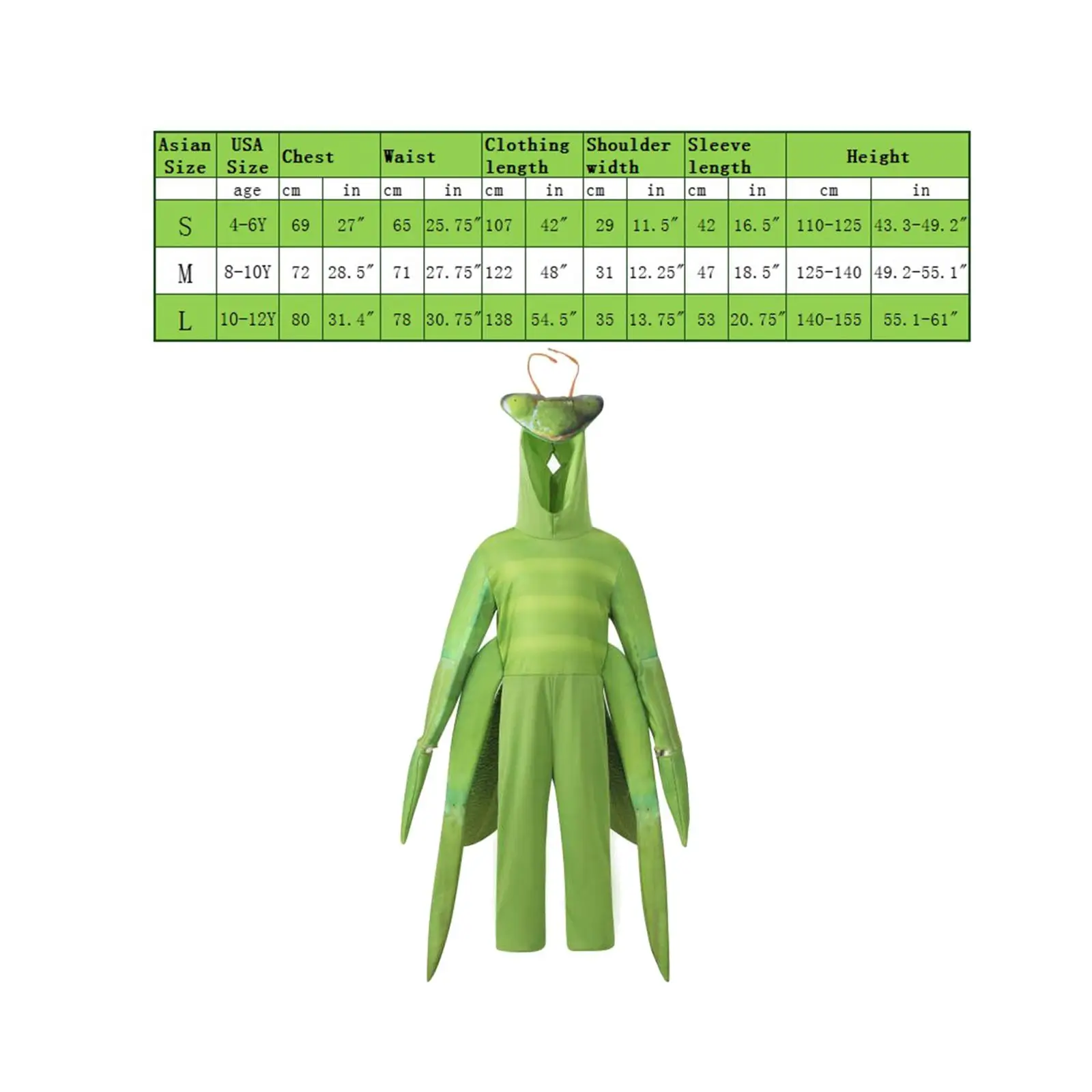 Costume novità tuta leggera con oggetti decorativi per palcoscenico