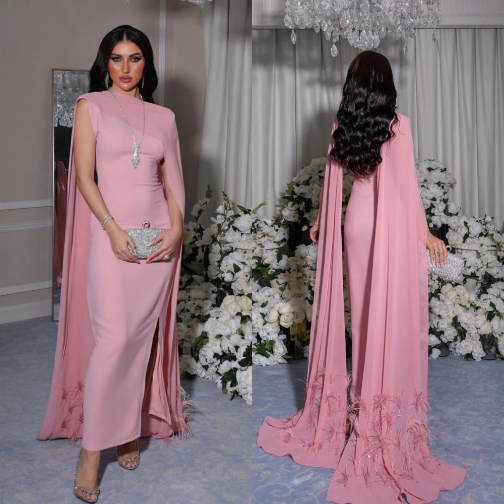 

Exquisite Halter Sheath Sweep/Brush Prom Dresses Hugging Chiffon Formal Occasion Gown платье на выпускной롱원피스فساتين الحفلاتفستان