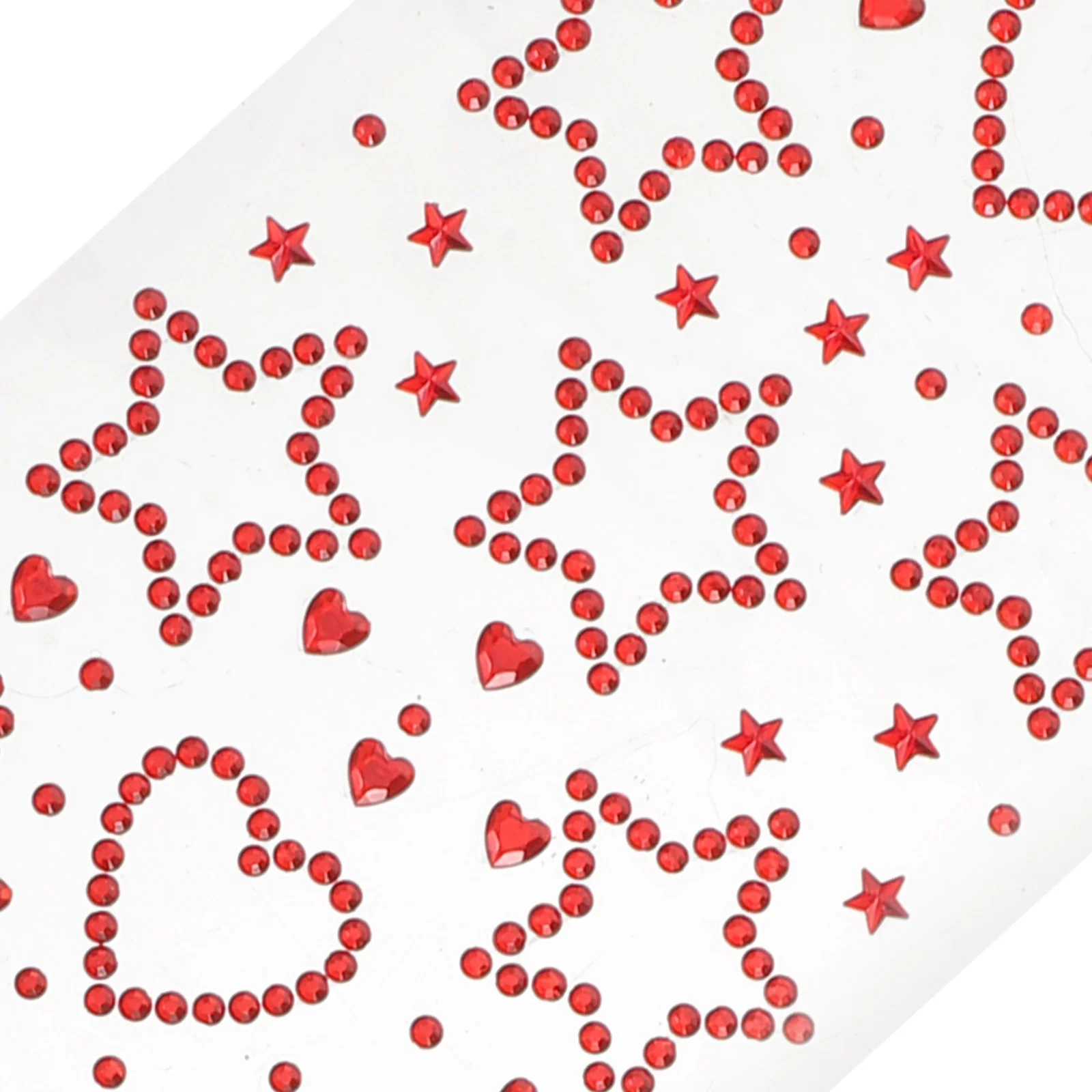 5 個スターハート宝石ステッカー自己粘着ラインストーンフェスティバルレイブメイクアップボディ装飾ステージパフォーマンス一時的なタトゥー