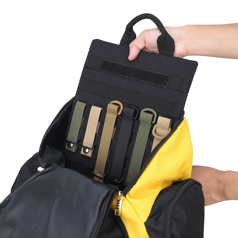 Outdoor Tactical Molle Storage Board Hanging Board Backpack Insert Board Vest Extension Module Net Knife Board Fitness Runnin...
