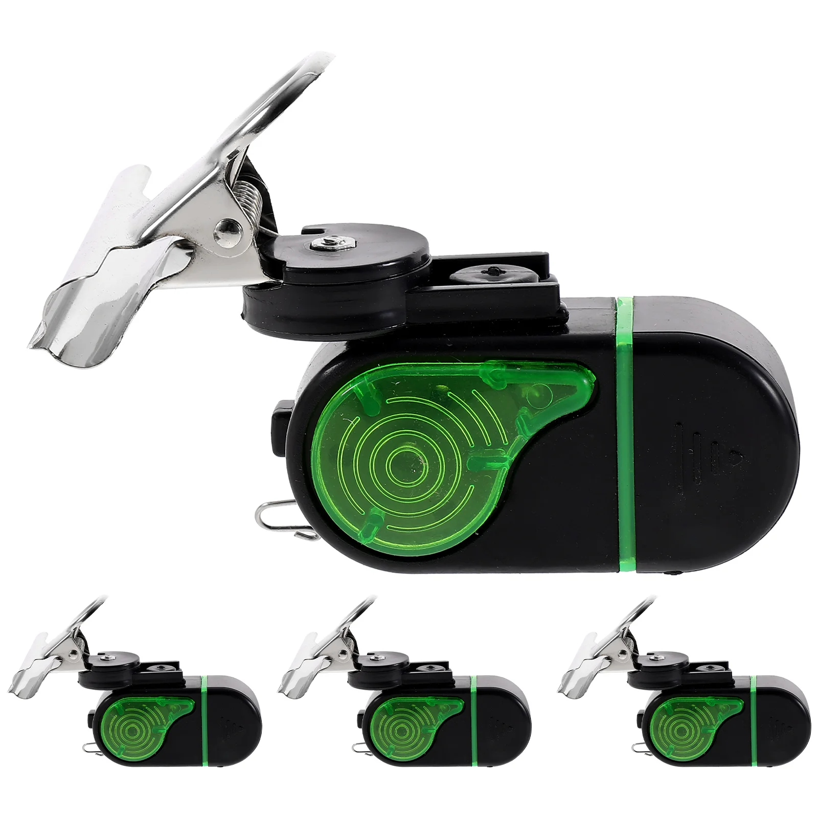

4 PCS Sea Rod Alarm Fishing Electronic Bite Carp Alarms Sports Long-lasting Black