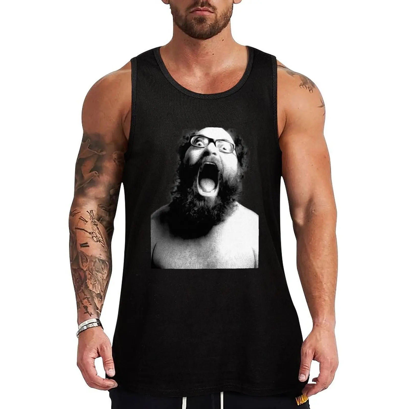 Ignatius 01 Tank Top Męskie artykuły na siłownię Męska koszulka fitness bez rękawów męska