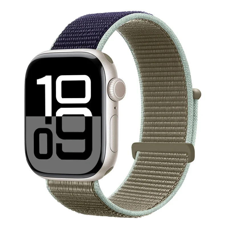 Nylonschlaufe für Apple Watch Band S11 42 mm 46 mm 40 mm 44 mm 45 mm 41 mm Smart-Gürtelarmband für IWatch 49 mm 11/10/9/8/7/6/SE/5/4 Armband