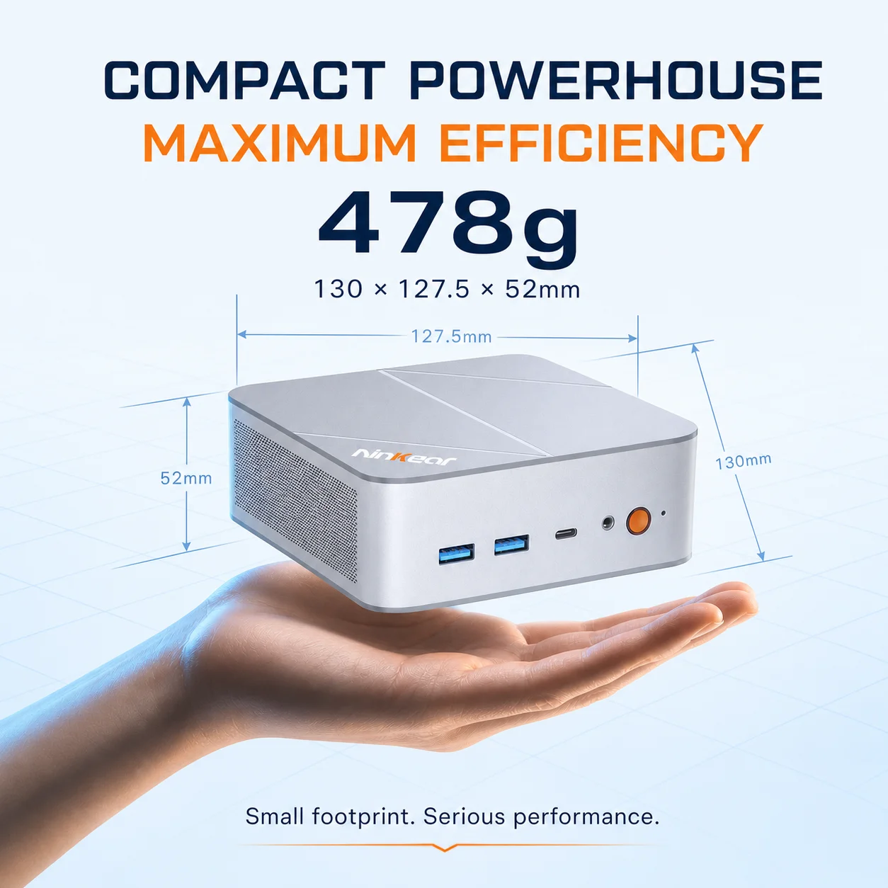 The Ninkear L12 Pro mini PC is equipped with an Intel Core i9-12900HK processor, 16 GB of DDR4 memory, 1TB SSD, two 2.5G Ethernet ports, and WiFi 6; it supports Windows and Linux operating systems.