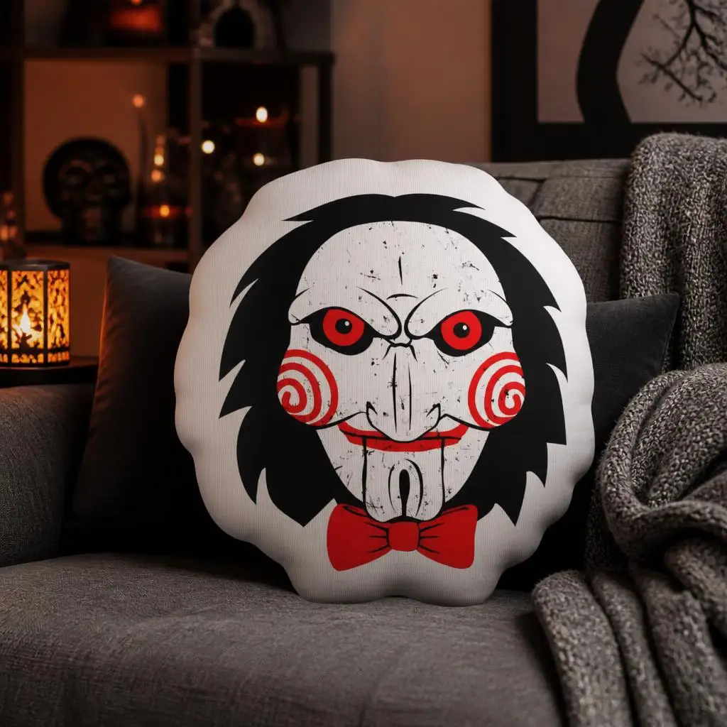 Billy Saw Movie Doll Cushion Irregular Stuffed Throw Pillow Home Decor Gift Sofa Bed