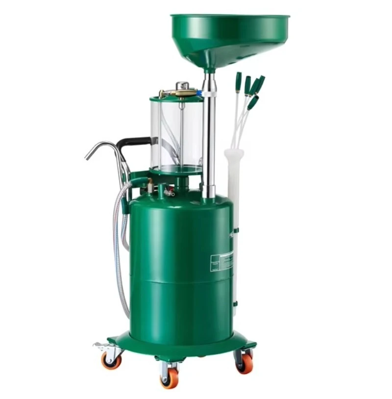 High Quality Etop Luxury 80L Pneumatic Waste Oil Drainer & Extractor for Repair Collection 12 Months Warranty Vehicle Equipment