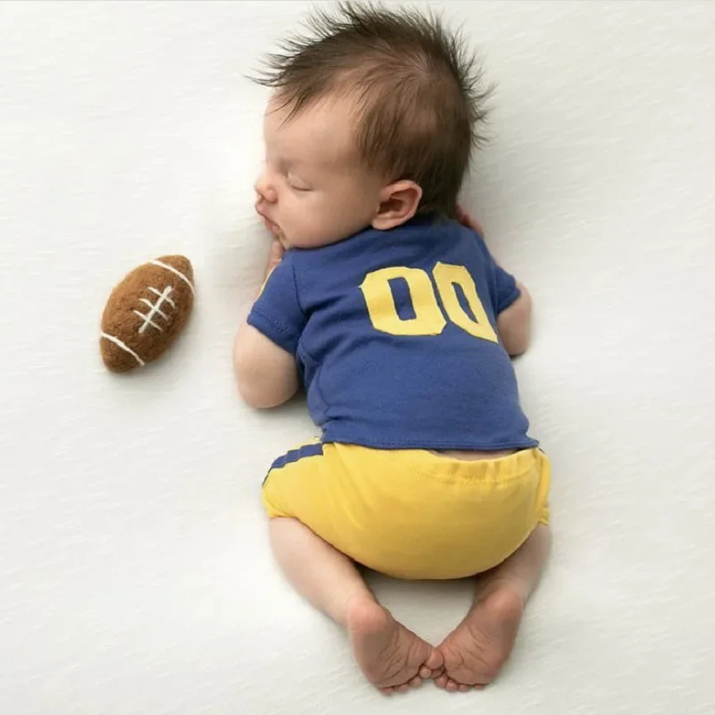 

Newborn Photography Props Clothing Set Baby Boy Costume Male Size Outfit For Shooting Romper Accessories