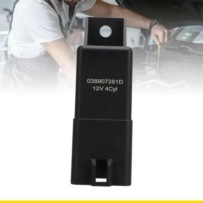 SZCH Cold-Start System Service Part 038907281D 12V Preheat Unit for Listed Vehicle Maintenance, Single Black Housing Unit for
