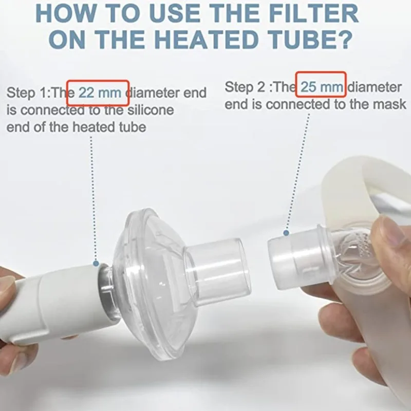 Respirator Bacterial Filter CPAP Respirator Anesthesia Machine Compatible Filter Artificial Nose Filter view 3