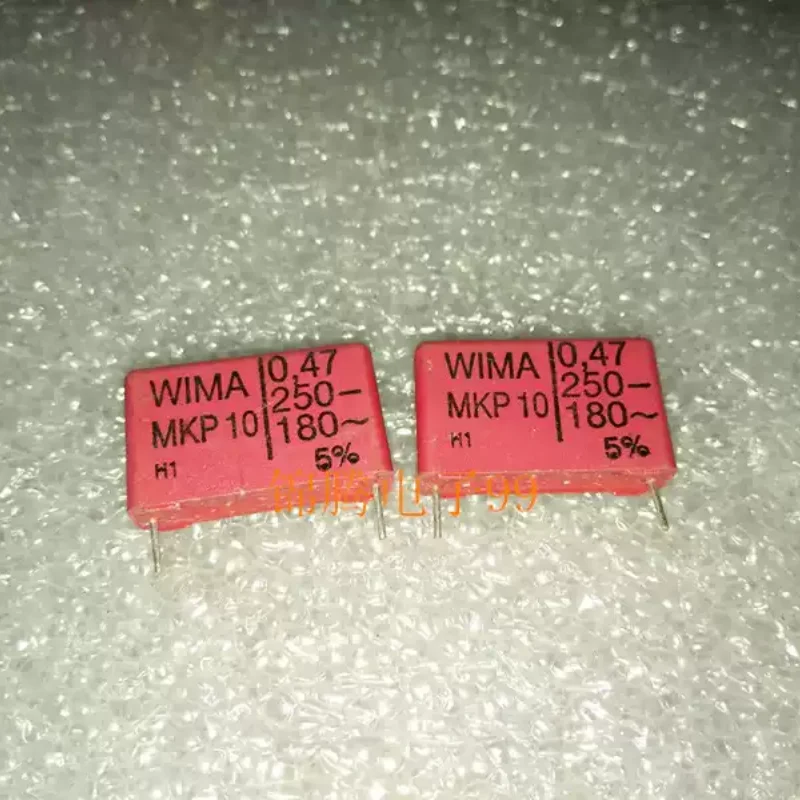 10-100pcs German WIMA MKP10 250V 0.47UF 474 470nf Red WIMA Film Capacitor