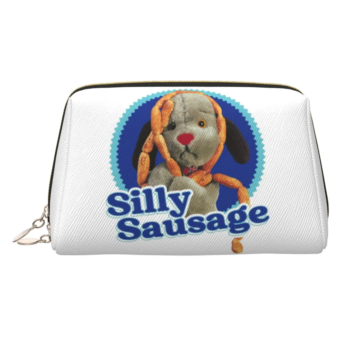 

Sooty Sweep Silly Sausage Women Cosmetic Bags Travel Makeup Organizer Pouch Toiletry Storage Dopp Kit Case